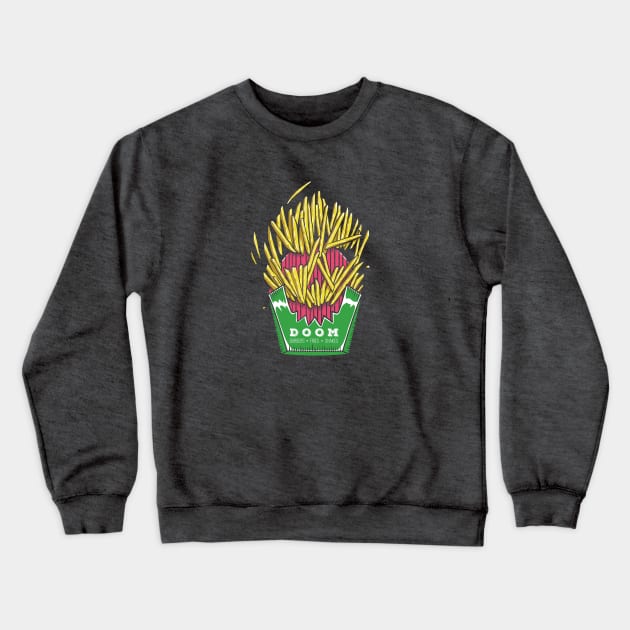 Doom Fries Crewneck Sweatshirt by bpannell